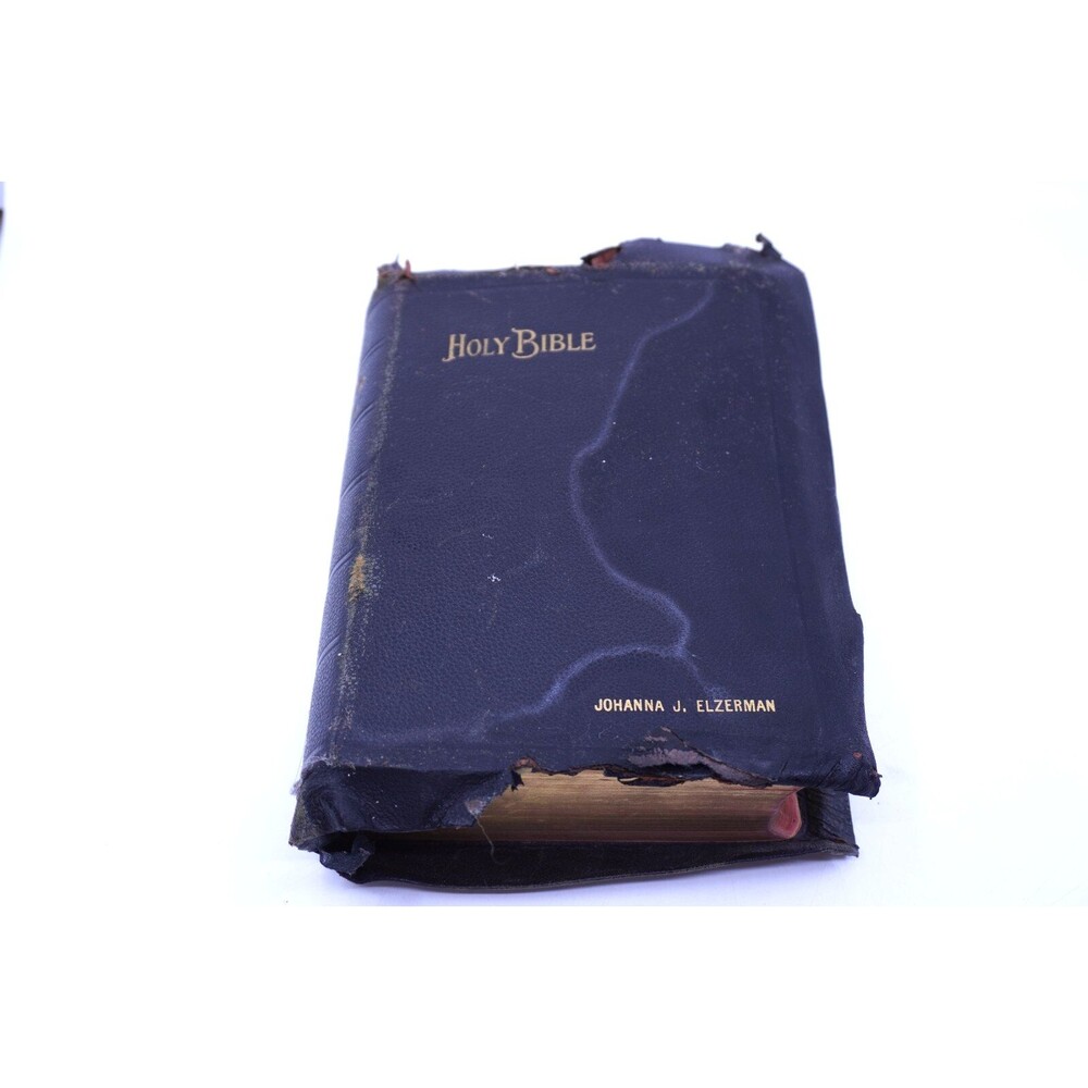 Holy Bible Nelson King James Version Pronouncing with Helps Concordance c. 1942